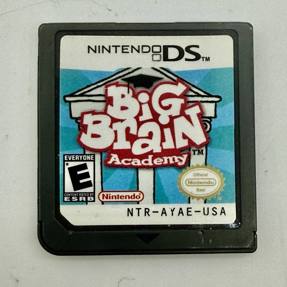 Big Brain Nintendo DS Game‎ Only No Case TESTED & WORKS